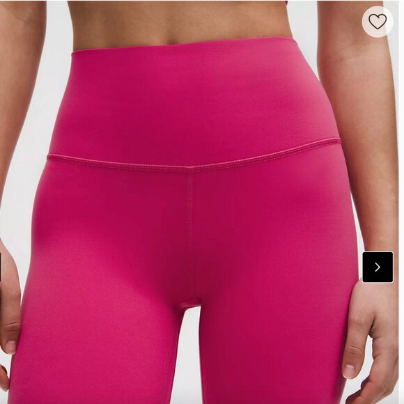 lululemon Align™ High-Rise Pant 25" color: Raspberry Coulis Size 2 - Picture 4 of 8